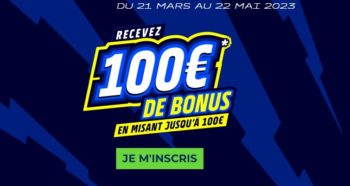Bonus Parions Sport en Ligne : jusqu’à 100€ offerts