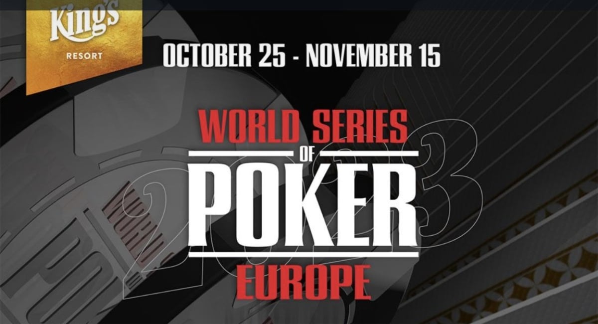 Les WSOP Europe 2023 à Rozvadov